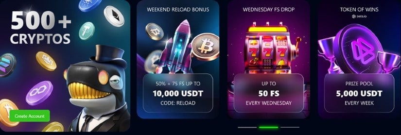 Crypto Casino Reload Bonuses With Exclusive Promo Codes and Free Spins
