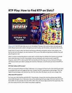 My Experience Playing How To Find The Rtp Of A Specific Slot Game for Real Money